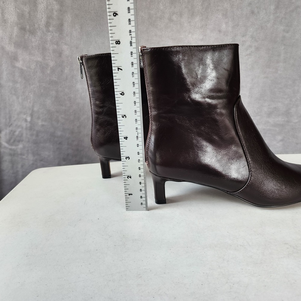 Madewell Dark Brown Leather Ankle Boots - Picture 12 of 13